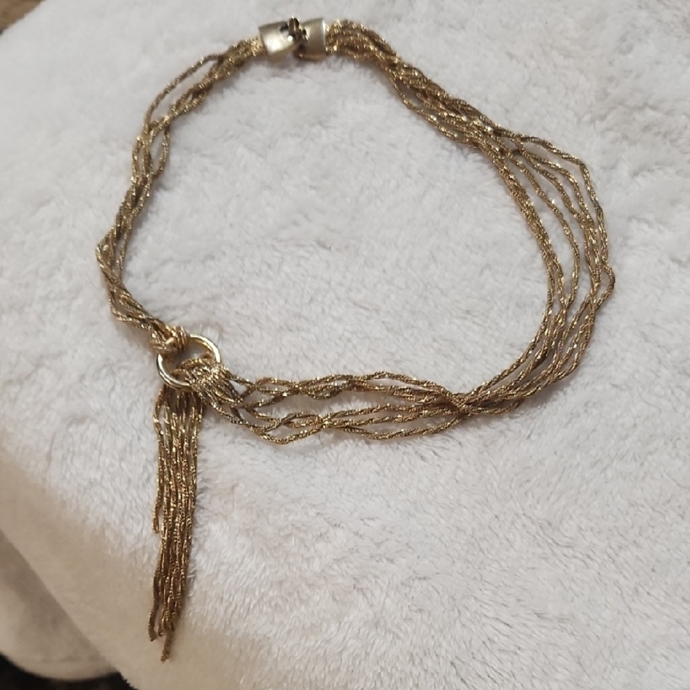 Vintage! Gold Multi-Strand Necklace